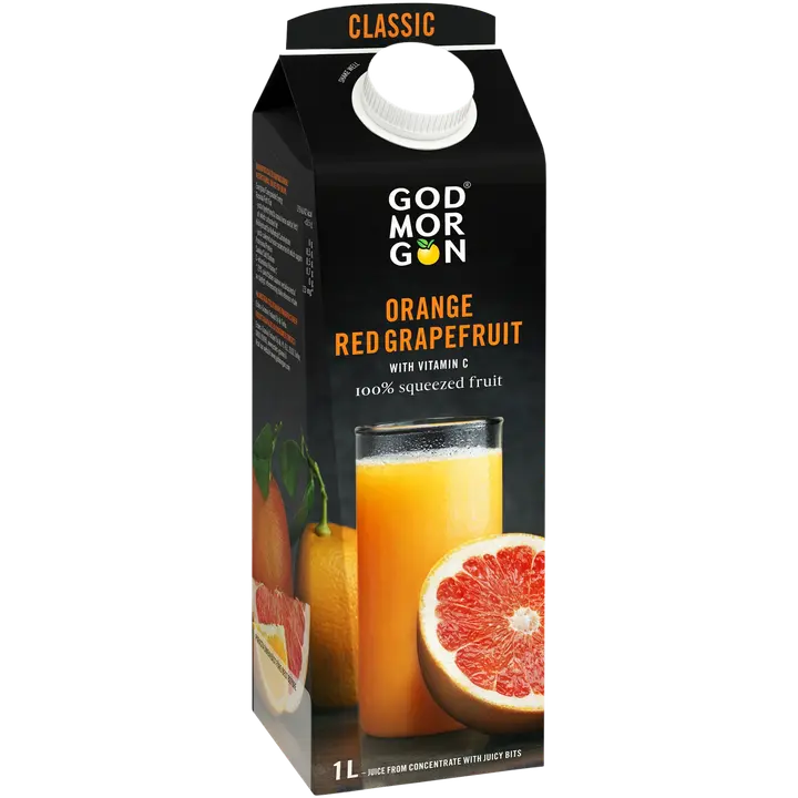 God Morgon Classic Appelsiini-verigreippi täysmehu 100% 1 L