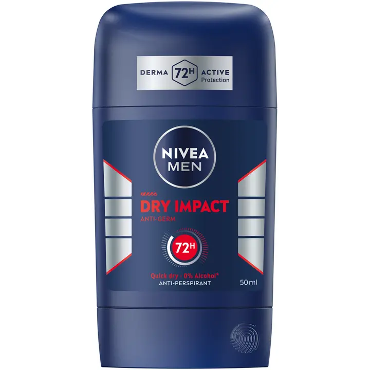 NIVEA MEN 50ml Dry Impact Deo Stick -antiperspirantti
