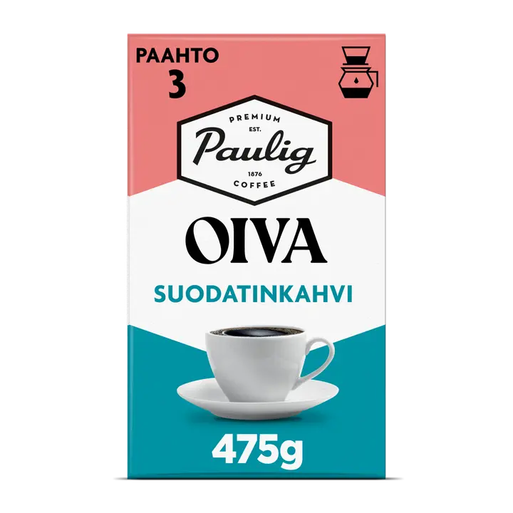 Paulig Oiva suodatinjauhettu kahvi 475g