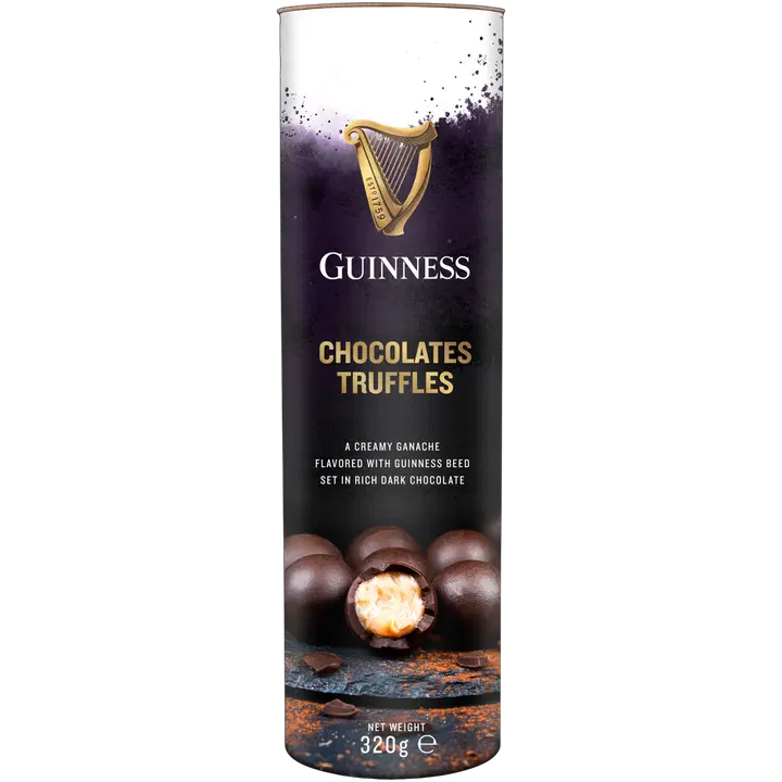 Guinness Truffle chocolates tummasuklaa täytekonvehdit olutaromilla 320g