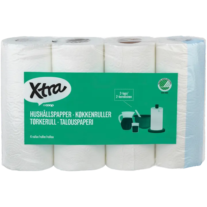 Xtra majapidamispaber 2-kihiline 4 rulli