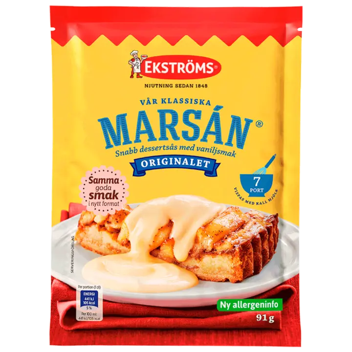 Ekströms vaniljekaste 91g