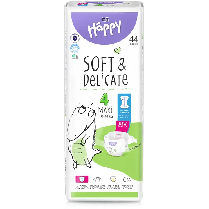 Happy Diapers Bella Maxi 4 teippivaippa 44 kpl 8-14 kg