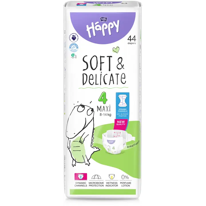 Happy Diapers Bella Maxi 4 teippivaippa 44 kpl 8-14 kg