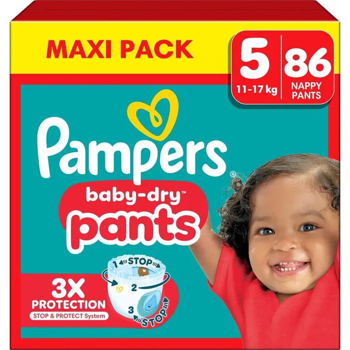 PAMPERS BD püksmähkmed S5 12-17kg 86tk