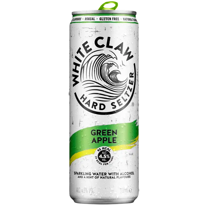 White Claw Hard Seltzer Green Apple muu alkohoolne jook 4,5%vol 330 ml