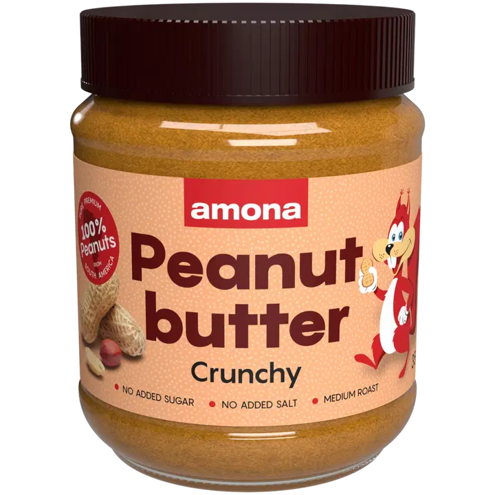 Amona maapähkinävoi crunchy 350g