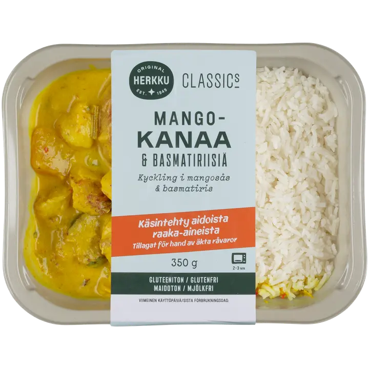 Herkku Classics Mangokanaa & basmatiriisiä 350g