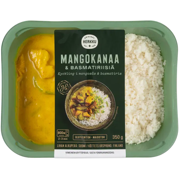 Herkku Classics Mangokanaa & basmatiriisiä 350g