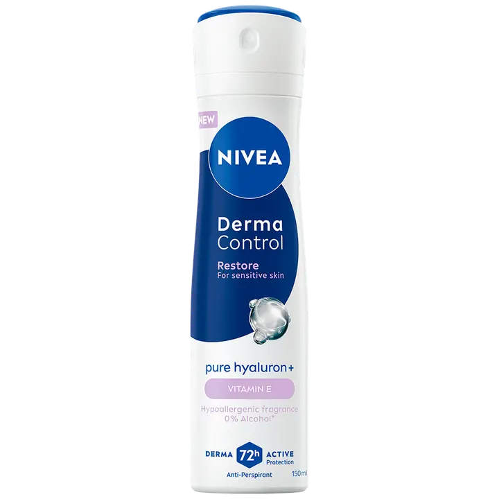 NIVEA 150ml Derma Control Restore Deo Spray -antiperspirantti