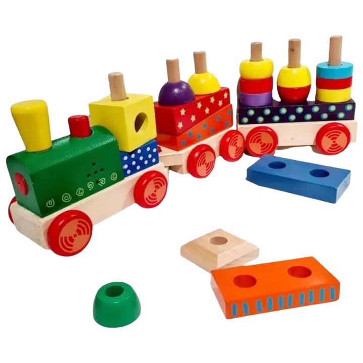 Puidust klotsirong heliga Gerardo's Toys