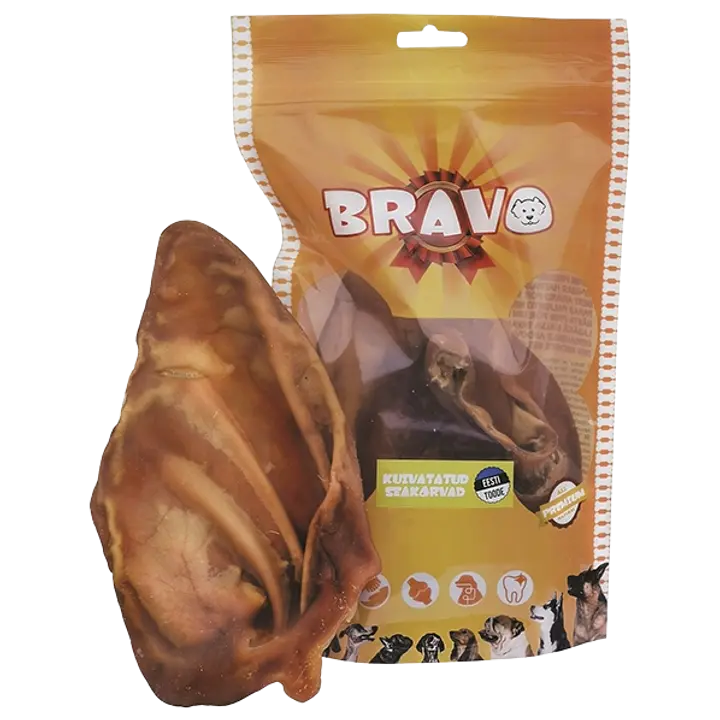 BRAVO Kuivatatud Seakõrv 1tk