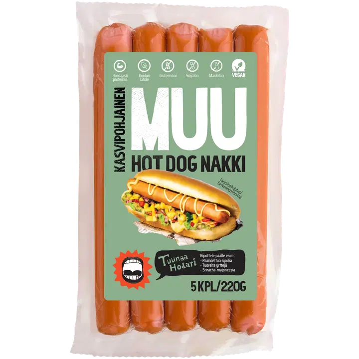 MUU Plant-based Hot Dog Nakki 220 g