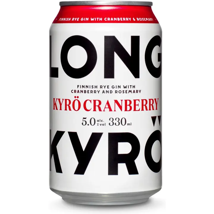 Kyrö Cranberry 5,0 til-% 0,33 l long drink tölkki