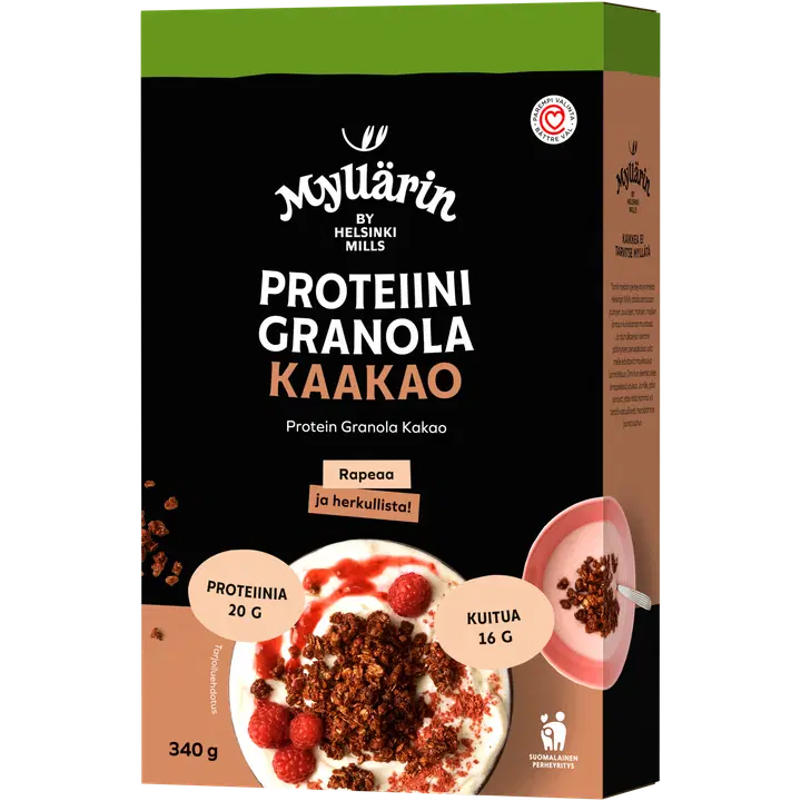 Myllärin Proteiini Granola Kaakao 340 g
