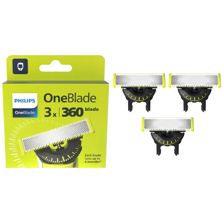 Philips Vaihtoterät OneBlade 360 3 kpl QP430/50
