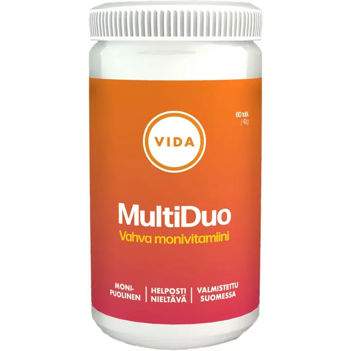 Vida ravintolisävalmiste Multiduo vahva monivitamiini 60 tablettia / 49 g