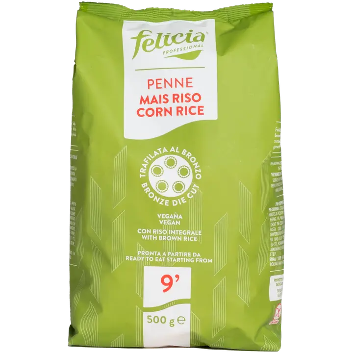 Felicia penne-pasta maissista ja riisistä, gluteeniton 500 g