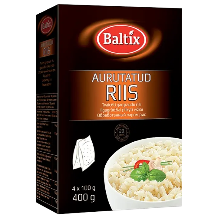 Baltix aurutatud riis 4 x 100 g