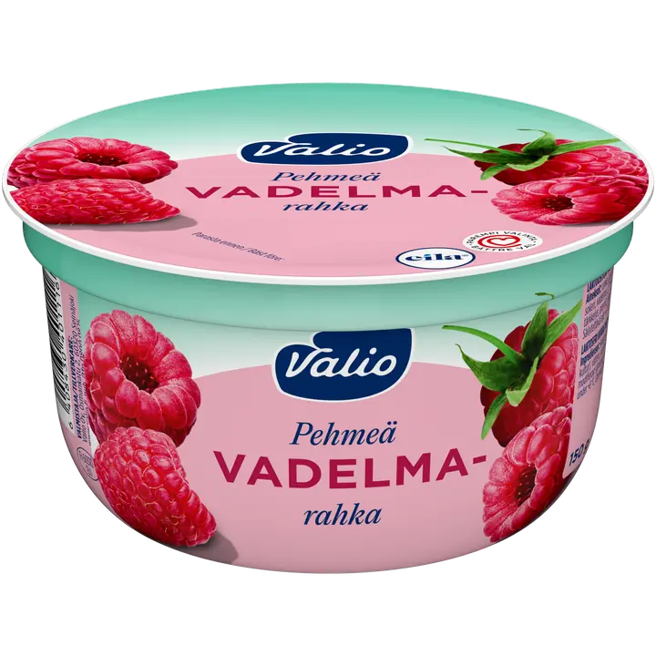 Valio pehmeä vadelmarahka 150 g laktoositon