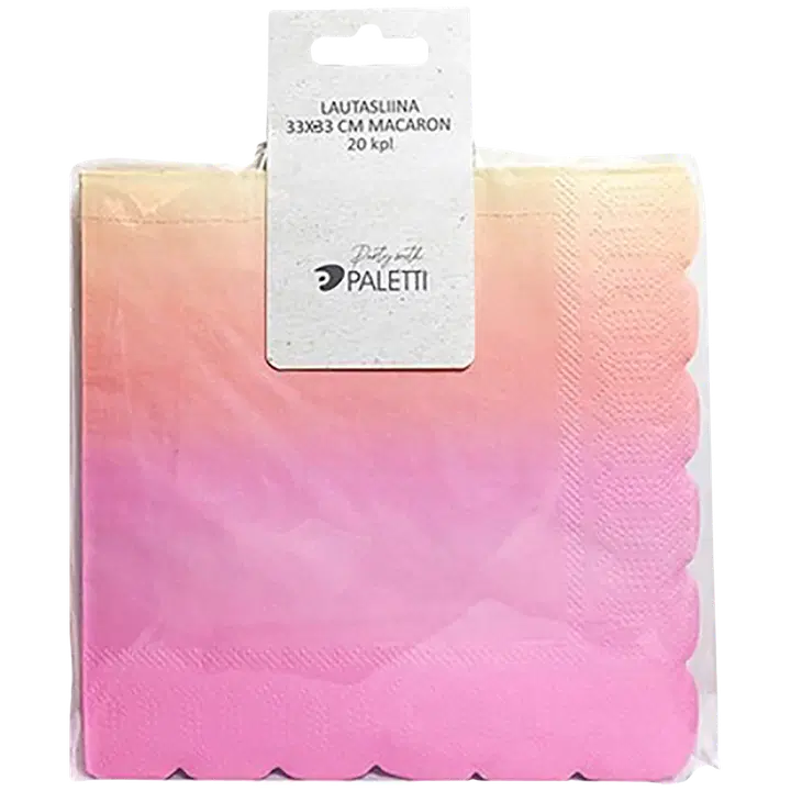 Party 33cm Macaron  20kpl lautasliina