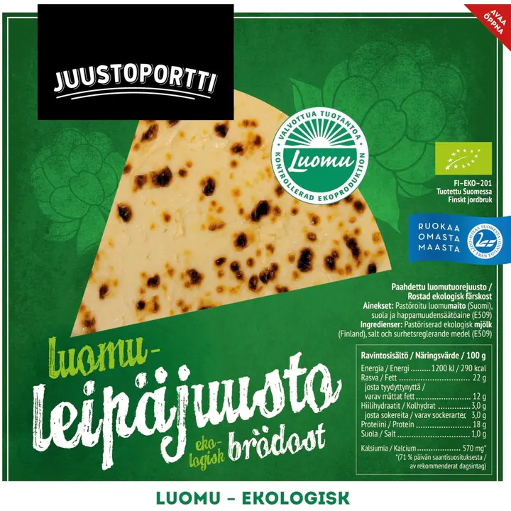 Juustoportti Luomu Leipäjuusto 200 g