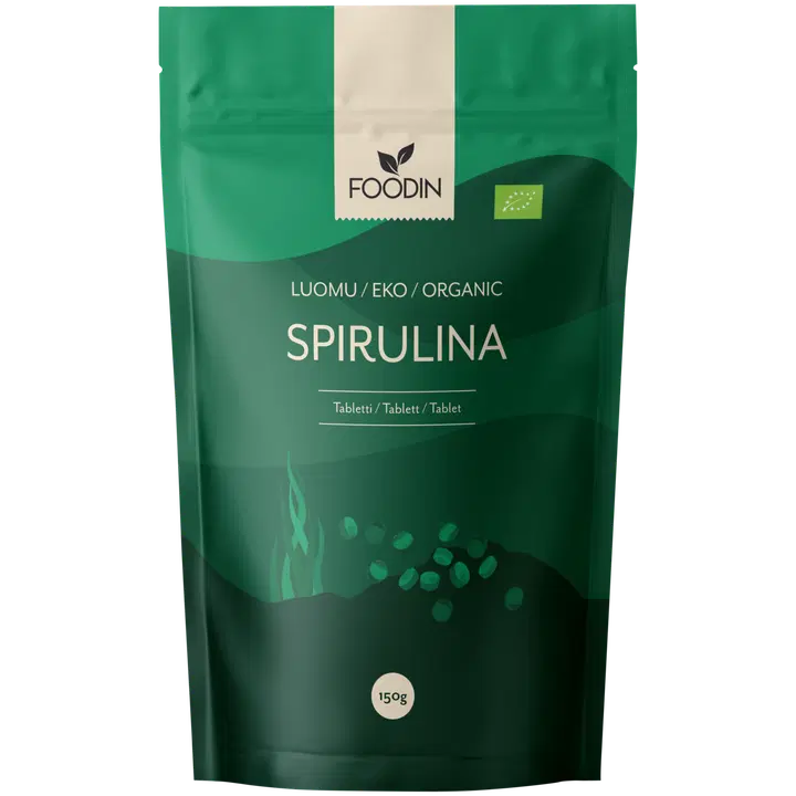 Foodin Spirulina tabletid, looduslik 150g