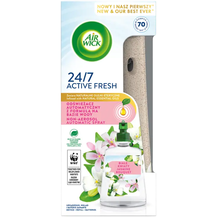 Komplekt Air Wick Active Fresh Jasmine Bouquet 228ml