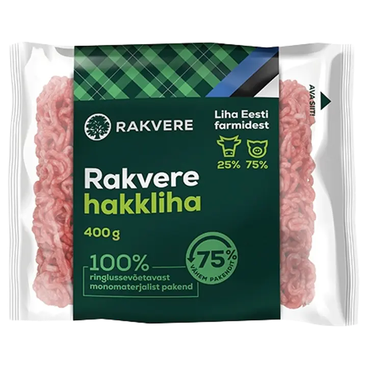 Rakvere Hakkliha Sea-Ja Veiselihast 400 G