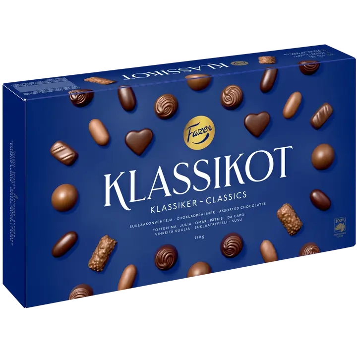 Fazer Klassikot suklaakonvehtirasia 290g