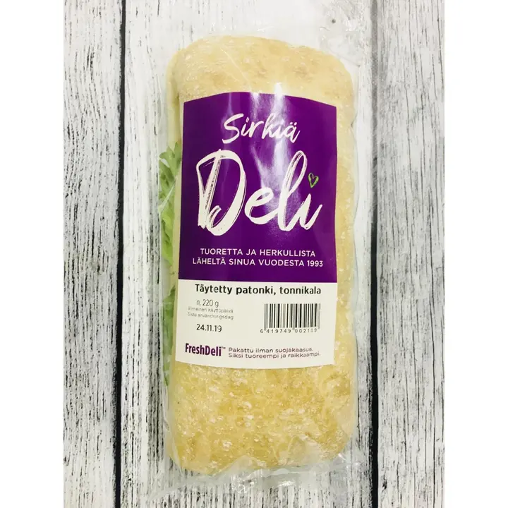 Sirkiä Deli täytetty patonki tonnikala 230 g