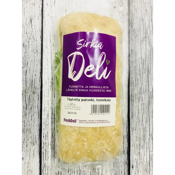 Sirkiä Deli täytetty patonki tonnikala 220g