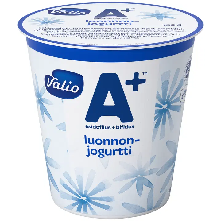 Valio A+™ luonnonjogurtti 150 g laktoositon