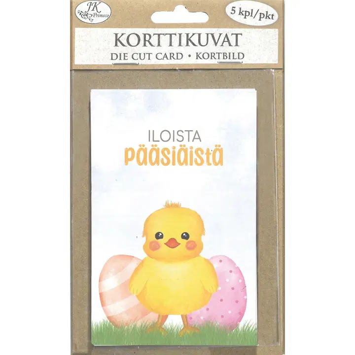 J.K. Primeco korttikuva Pääsiäistipu 5kpl