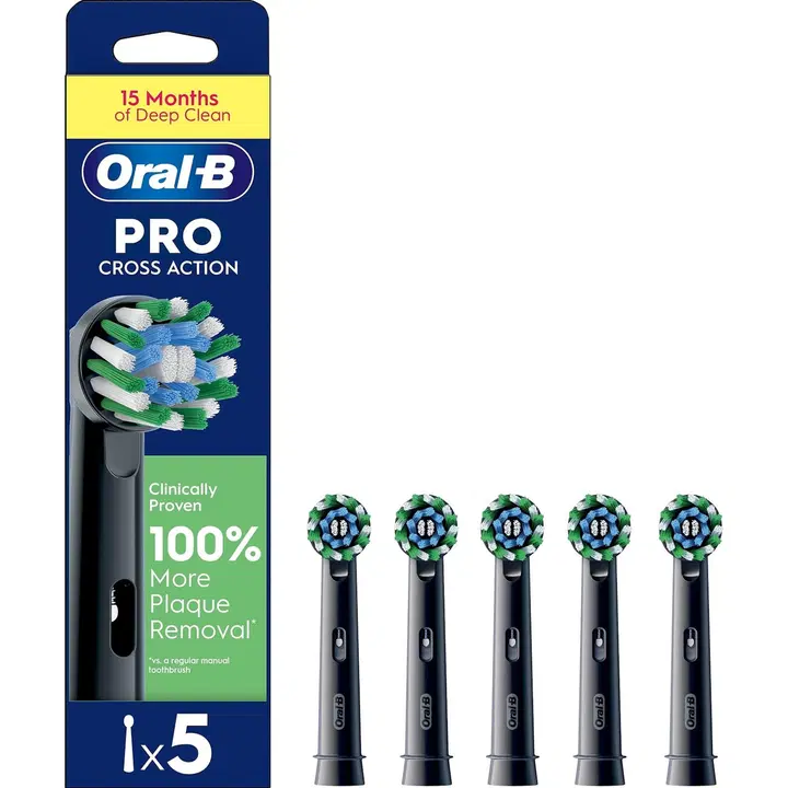 Oral-B PRO Cross Action Black 5kpl vaihtoharja