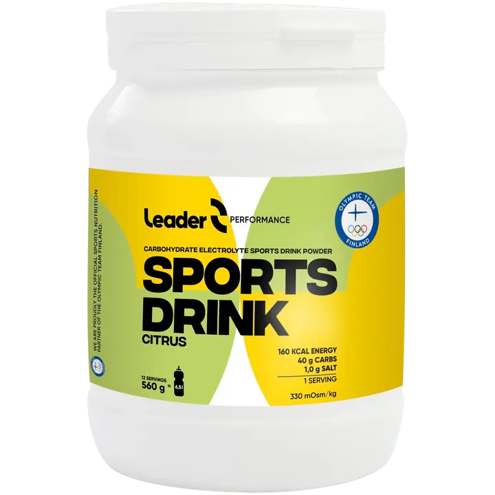 Leader Performance Sports Drink urheilujuomajauhe sitruksenmakuinen 560 g
