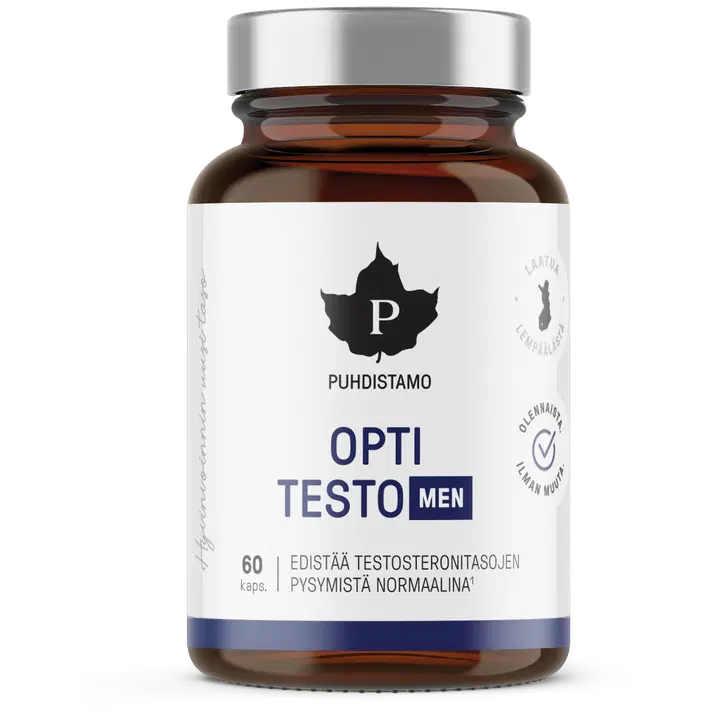 Puhdistamo OptiTesto Men 60 kaps