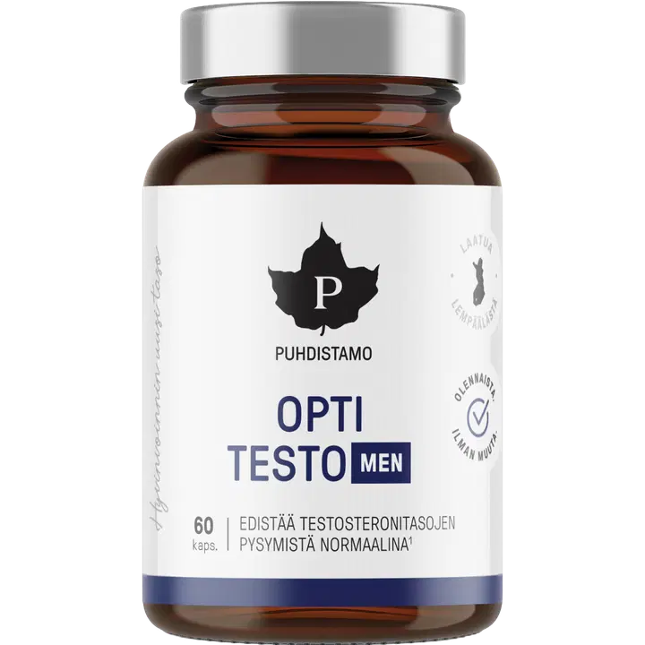 Puhdistamo OptiTesto Men 60 kaps