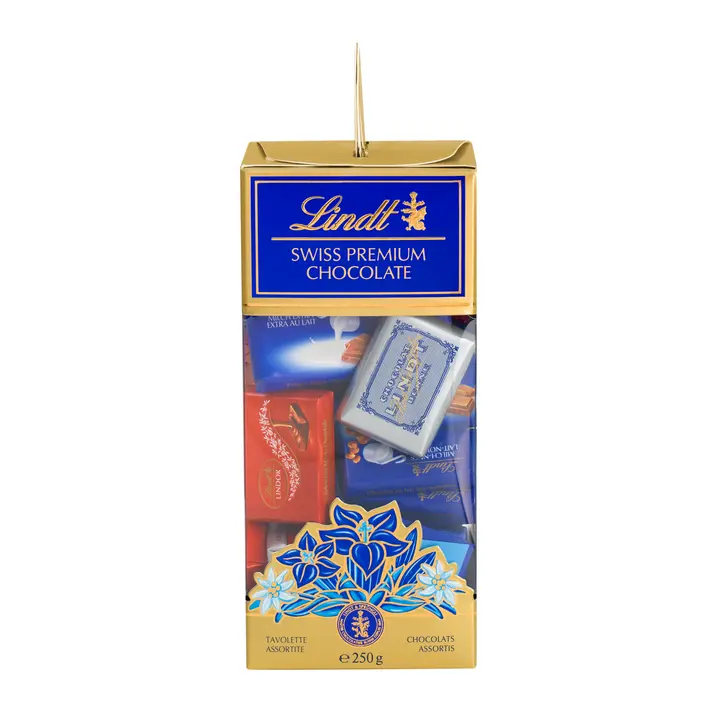 Lindt Napolitaines lajitelma sveitsiläiset suklaapalat maito valko tumma 250g