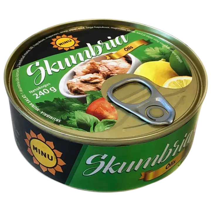 Minu skumbria õlis 240 g