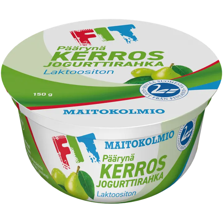 Maitokolmio FIT Kerrosjogurttirahka Päärynä 150 g laktoositon