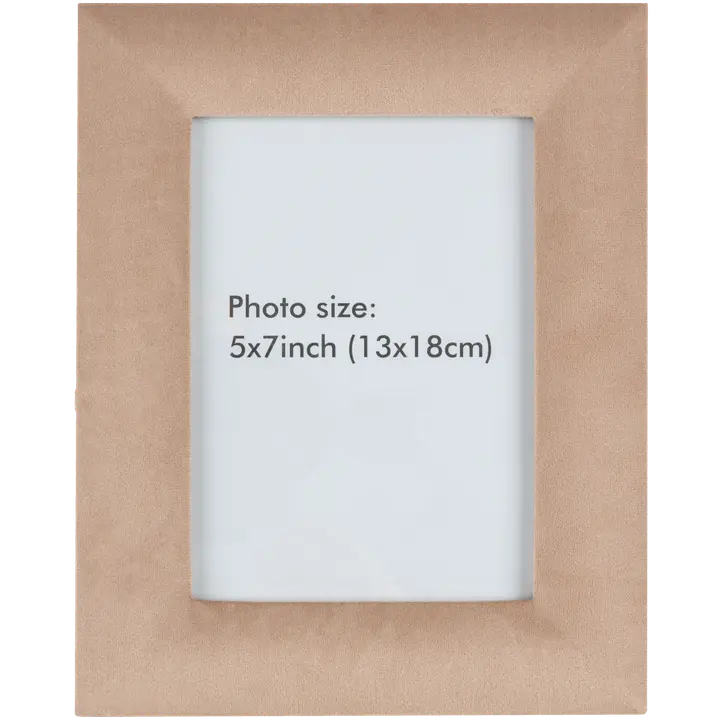 Valokuvakehys Velvet 19,5x24,5 cm, beige