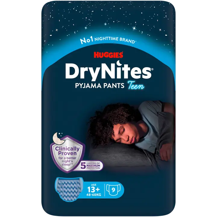 Huggies DryNites poika 9kpl 13+ vuotta