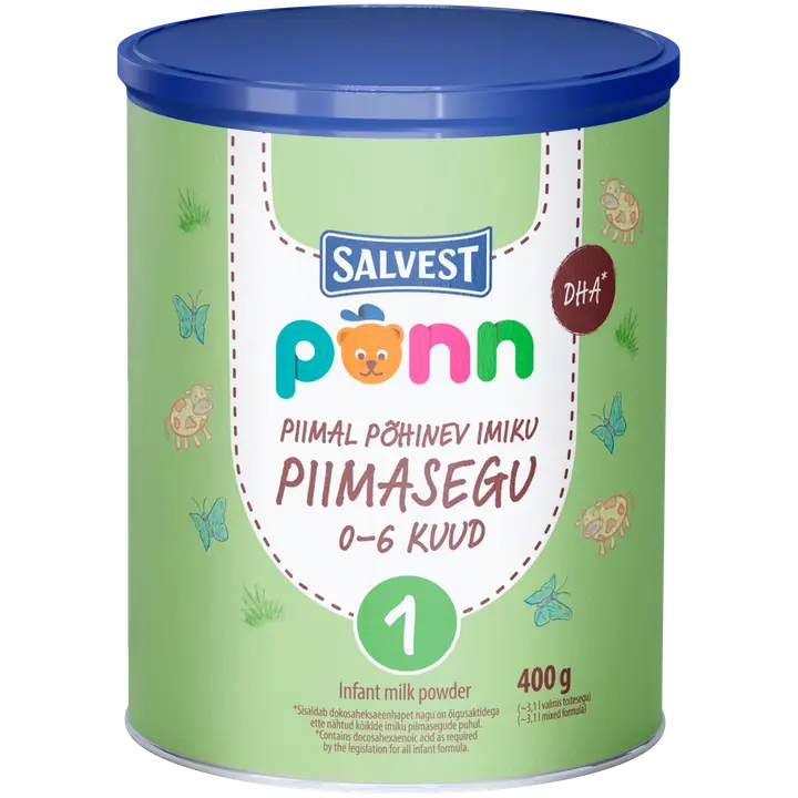.Põnn piimal põh. imiku piimasegu 0-6 k, 400 g
