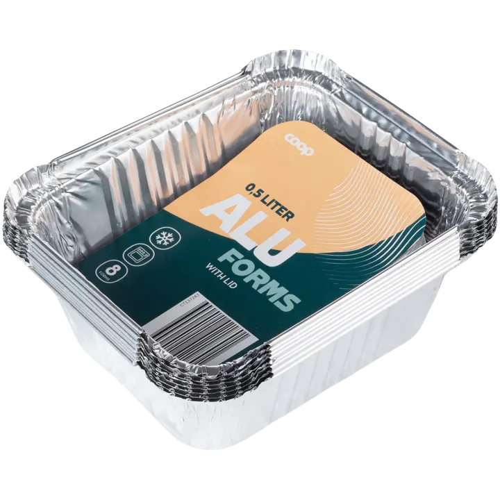 Coop alumiiniumvorm 0,5l 8tk