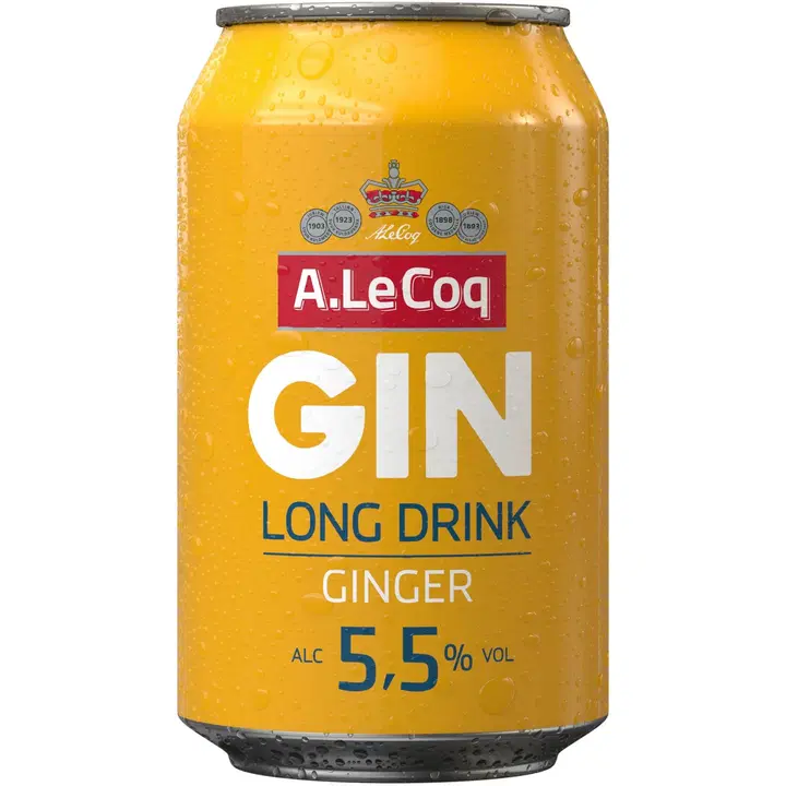 A. Le Coq GIN Long Drink Ginger 5,5% 0,33 l tlk