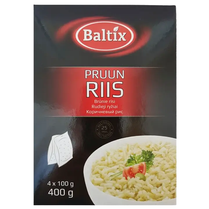 Baltix pruun riis 4 x 100 g
