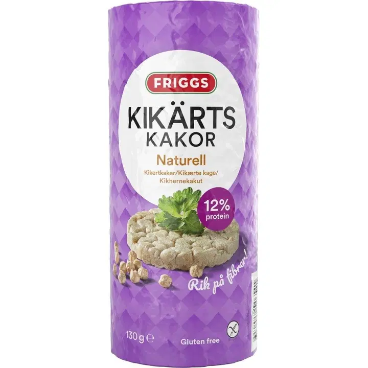 Friggs Gluteeniton kikhernekakku Naturell 130g