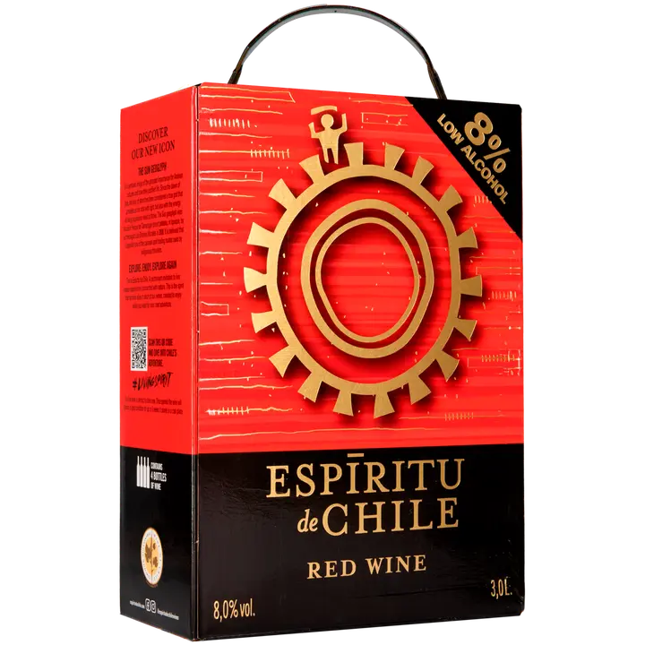 Espiritu de Chile Red 8,0 til-% 3L BIB