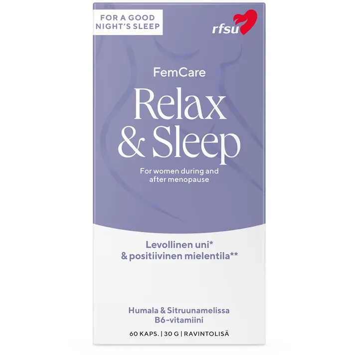 RFSU Relax & Sleep 60 kpl Ravintolisä levolliseen uneen